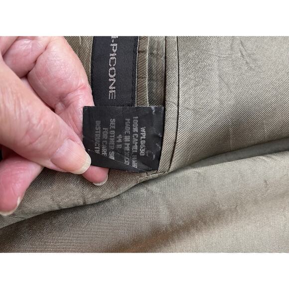 EVAN-PICONE Blazer 100% Camel Hair Men's Tan Sport Coat Vintage Size 44R Career - Picture 4 of 12